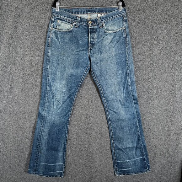 Levi's Skinner USA Made Low Rise Boot Cut Jeans - Men's Size 34*32 - Blue - Picture 1 of 12